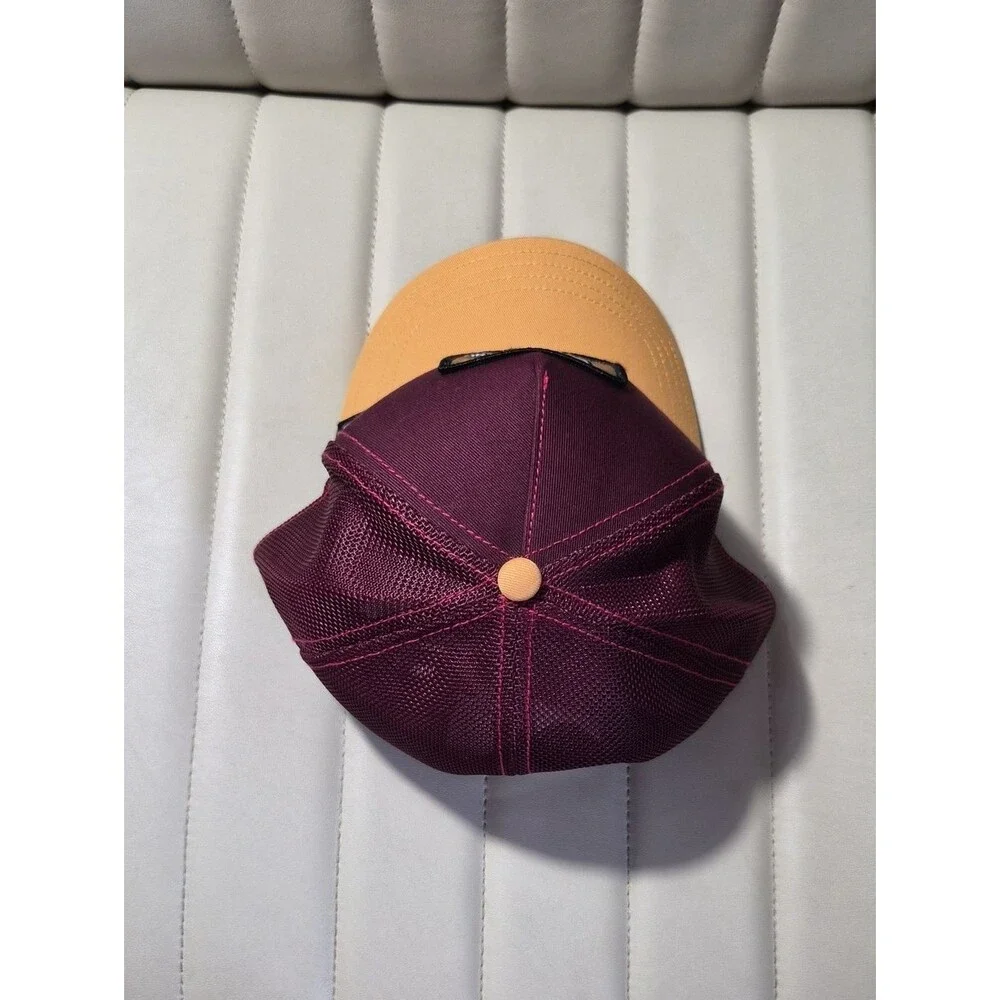 Raging Bull Patch Mesh Trucker Hat - Burgundy The Farm Goorin Bros